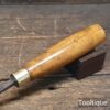 Vintage 1” English Cast Forged Steel Long Series Bevel Edge Chisel - Fully Refurbished