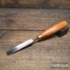 Antique J. Howarth Shallow Radius ¾” Carpenters Gouge Chisel - Refurbished
