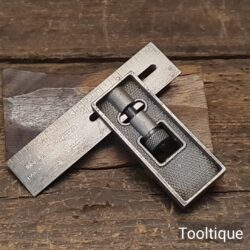 Rare Vintage 4” Stanley Sweetheart USA No: 14 Patented 1-23-17 Adjustable Steel Square