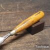 Vintage I. Sorby ¾” Patternmakers’ Long Series Incannel Gouge Chisel - Refurbished