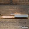 Vintage German 5”x1” Boxed Natural Stone Razor Hone - Refurbished Ready For Use