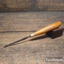 Vintage Ward 1/16” Firmer Chisel Boxwood Handle - Refurbished Ready To Use