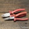 2 No: Vintage CK of Germany Redline Pliers - Good Condition