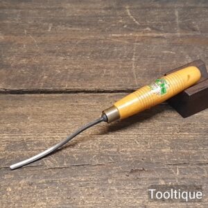 Vintage 5/32” Henry Taylor No: 15 Woodcarving Curved Stem Gouge Chisel -Sharpened
