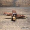Vintage Marples Rosewood Brass Mortice Gauge Screw Adjustment - Refurbished