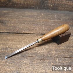 Vintage Joseph Tyzack ¼” Firmer Chisel Hardwood Handle - Refurbished