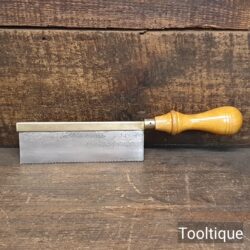 Vintage Brass Back 6” Gents Saw 14 TPI - Sharpened Rip Ready For Use