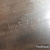 Vintage Wm Marples & Sons 12” Carpenters Rosewood & Brass Square - Refurbished