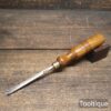 Vintage ¼” A. Hildick Carpenters Incannel Gouge Chisel - Refurbished