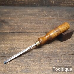 Vintage ¼” A. Hildick Carpenters Incannel Gouge Chisel - Refurbished