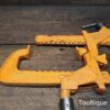  2 No: Vintage 6” Carver T186-6" 150mm Carver Clamps - Refurbished Ready For Use