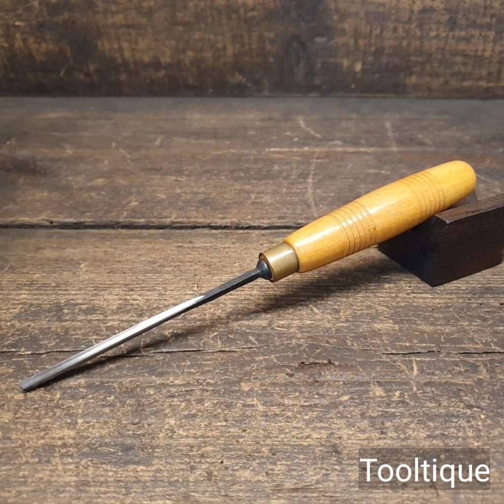 Vintage 3/16” Henry Taylor No: 6 Woodcarving Veiner Gouge Chisel - Sharpened