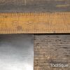Antique 9” Carpenters Ebony & Brass Square - Refurbished Ready For Use