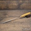 Vintage Stormont ¼” Patternmakers’ Long Series Incannel Gouge Chisel - Refurbished