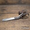 Vintage Pair of 8” Cast Steel Scissors - Sharpened Ready For Use
