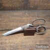 Vintage Pair of 8” Cast Steel Scissors - Sharpened Ready For Use