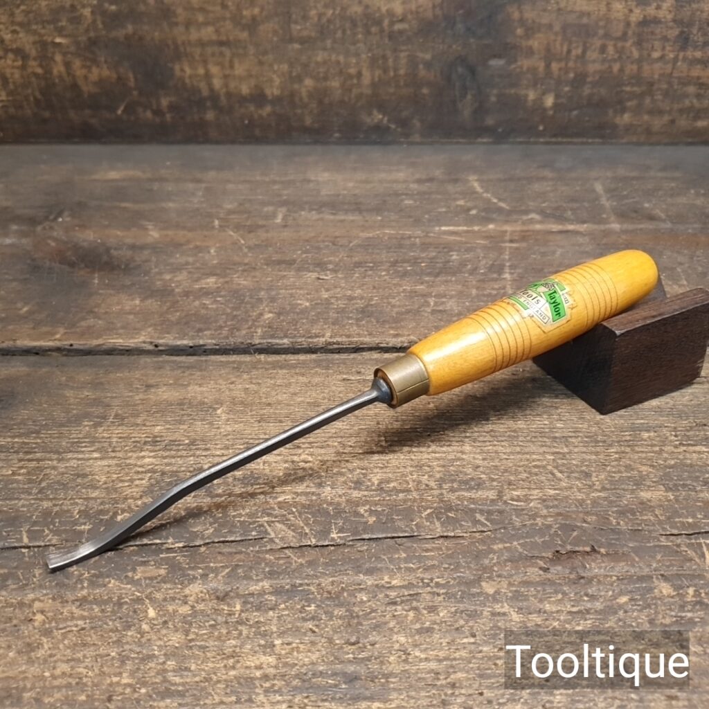 Vintage 3/16” Henry Taylor No: 21 Woodcarving Spoon Bit Chisel - Sharpened