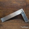 Vintage 12” Rabone No: 1908 Carpenters Cast Steel Imperial Calibrated Square - Refurbished