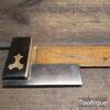 Antique 3” Carpenters Ebony & Brass Square - Refurbished Ready For Use