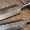 5 Vintage Marples Shamrock Sheffield Marples M373 Bevel Edge Chisels - Refurbished