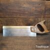 Vintage 12” Spear & Jackson Brass Back Bench Saw - Refurbished For Use
