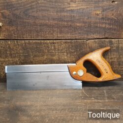 Antique 10” Spear & Jackson Steel Back Dovetail Saw 15 TPI - Refurbished