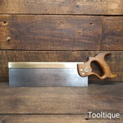 Vintage 1960’s Spear & Jackson 14” Brass Back Bench Saw 12 TPI - Refurbished