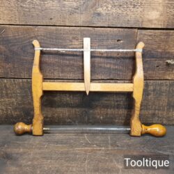 Vintage 10” Beechwood Beechwood Bow Saw - Sharpened Ready To Use