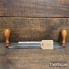 Vintage 8” Carpenters Drawknife Hardwood Handles - Refurbished Ready To Use