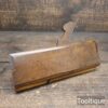Antique King & Peach Boxed Snipe Bill Beechwood Plane - Refurbished For Use