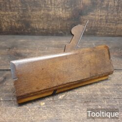 Antique King & Peach Boxed Snipe Bill Beechwood Plane - Refurbished For Use