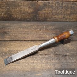 Vintage Ward & Payne Shamrock 1 ¼” Timber Framing Socket Firmer Chisel - Refurbished