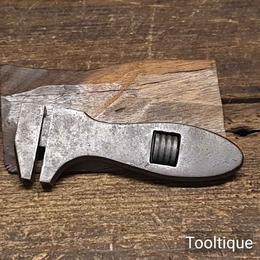 Vintage 4 ½” FWK Thuringia Germany Adjustable Steel Wrench Spanner - Refurbished