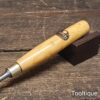 Vintage 3/8” Wm Marples & Sons Bevel Edge Chisel Boxwood Handle - Refurbished