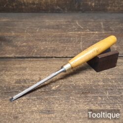 Vintage ¼” Wm Marples & Sons Bevel Edge Chisel Boxwood Handle - Refurbished