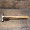 Vintage 8 oz Solid Cast Steel Joiners Cross Pein Hammer - Refurbished