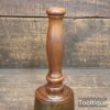 Bespoke Wood-Turned Reclaimed Old Lignum Vitae Mallet - Yew Handle