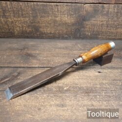 Vintage 1 3/8” Continental Heavy Duty Cast Steel Timber Framing Chisel - Refurbished