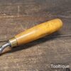 Vintage 1” Wm Marples Cranked Handled Long Series Bevel Edge Chisel - Refurbished