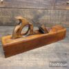 Vintage Carpenters Beechwood Jack Plane 2 3/8” Iron - Refurbished Ready For Use