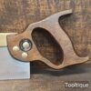 Vintage 10” Tyzack & Sons Dovetail Saw 12 TPI - Fully Refurbished