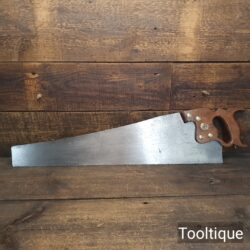  Antique 26” Henry Disston Rip Saw 6 TPI - Refurbished & Sharpened