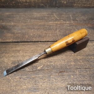 Vintage 7/16” Wm Marples Shamrock Carpenters Firmer Chisel - Refurbished For Use Vintage 7/16” Wm Marples Shamrock Carpenters Firmer Chisel - Refurbished For Use