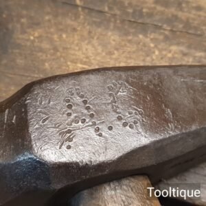 Vintage Shipwrights 7lb Cast Steel Maul Hickory Handle - Good Condition