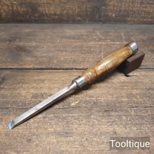 Vintage ¼” British Heavy Duty Firmer Chisel Ashwood Handle - Refurbished For Use