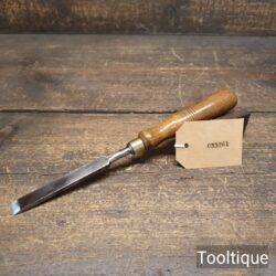 Vintage 1/2" British Firmer Chisel Ashwood Handle - Refurbished For Use