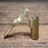 Vintage 12 Bore Brass Redecapper Cartridge Tool - Good Condition