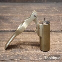 Vintage 12 Bore Brass Redecapper Cartridge Tool - Good Condition