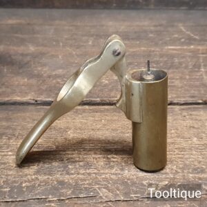 Vintage 12 Bore Brass Redecapper Cartridge Tool - Good Condition