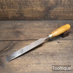 Vintage 1 1/8” Ward & Payne Long Series Cast Steel Firmer Chisel - Refurbished